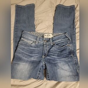 Ariat real denim. Straight leg. Size 28R